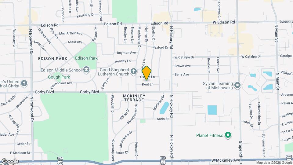 3407 Kent Ln Map and Location Details