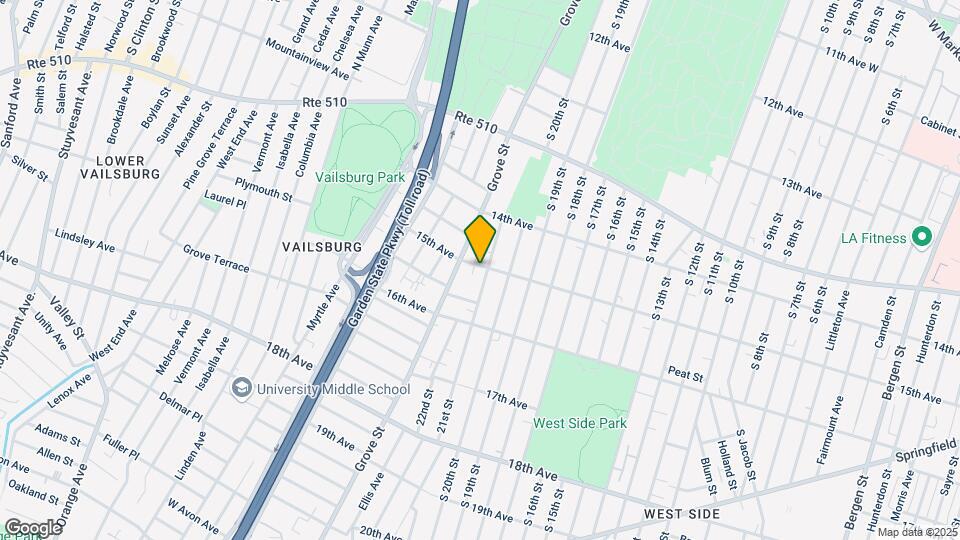 121 S 21st St Map and Location Details