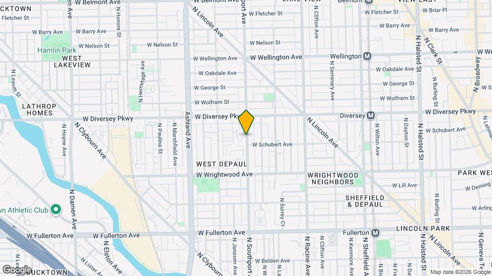 2718 N Southport Ave Map and Location Details