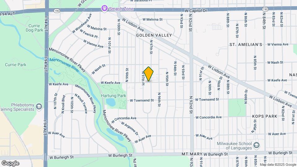3479 North 97th Street Map and Location Details