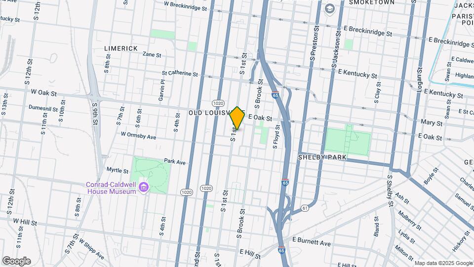 1233 1st St Mapa y Detalles de la Ubicación