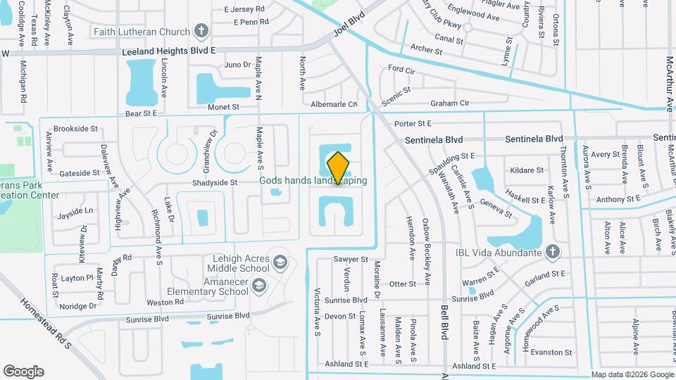 742 Center Lake St Map and Location Details