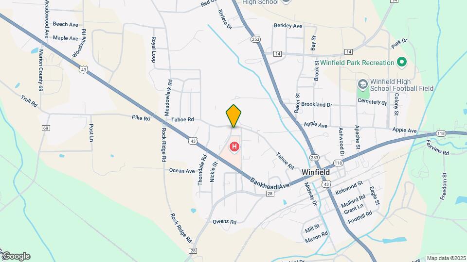 250 Carraway Dr Map and Location Details