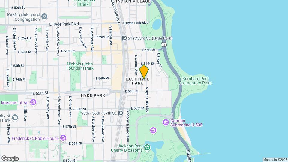 5464-5466 S Hyde Park Blvd Map and Location Details