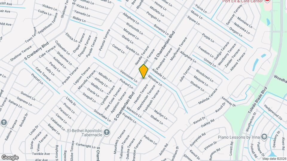 3834 S Chamberlain Blvd Map and Location Details