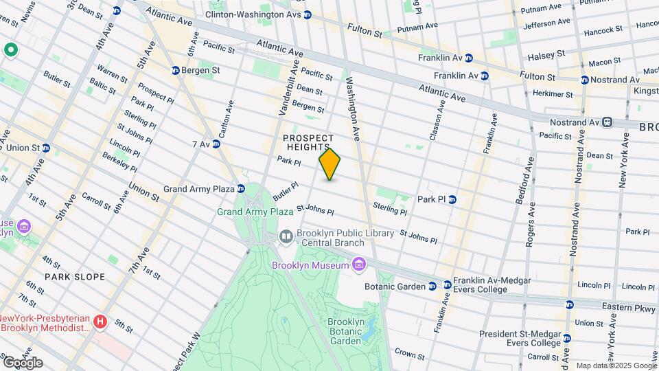 377 Sterling Pl Mapa y Detalles de la Ubicación