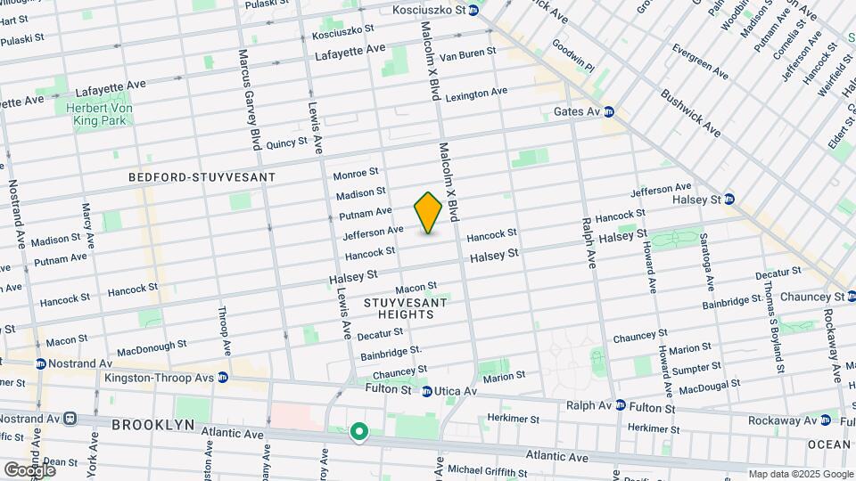 607 Hancock St, Unit 2 Map and Location Details