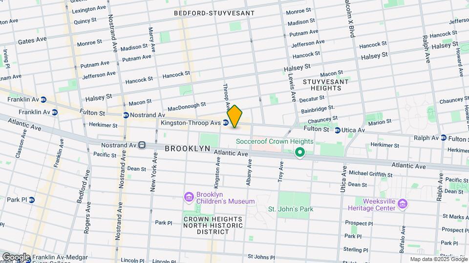 401 Herkimer St Map and Location Details