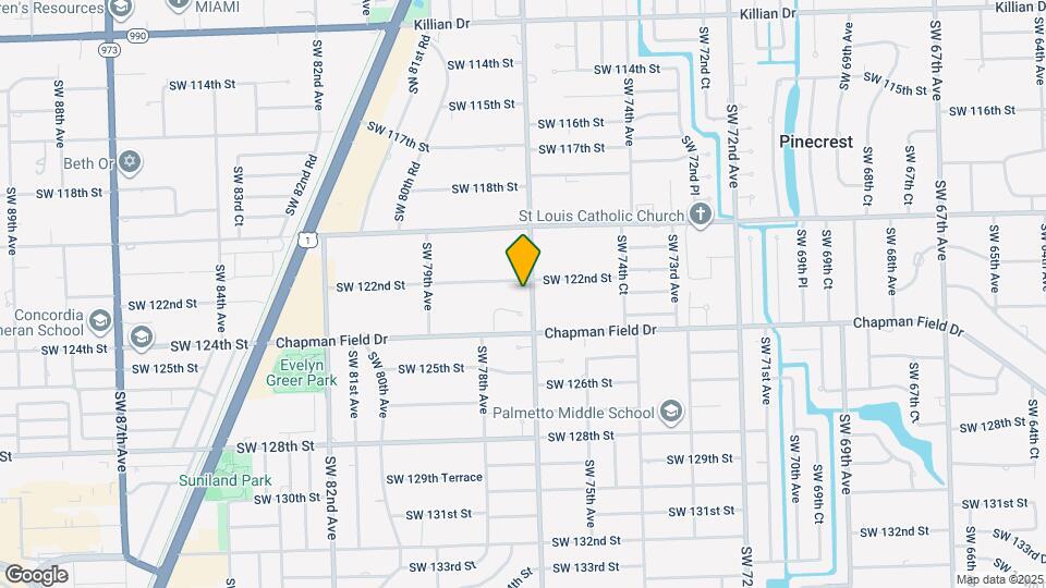 12222 SW 77th Ave Map and Location Details