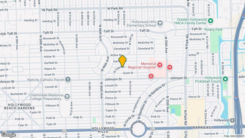 4206 Hayes St Map and Location Details