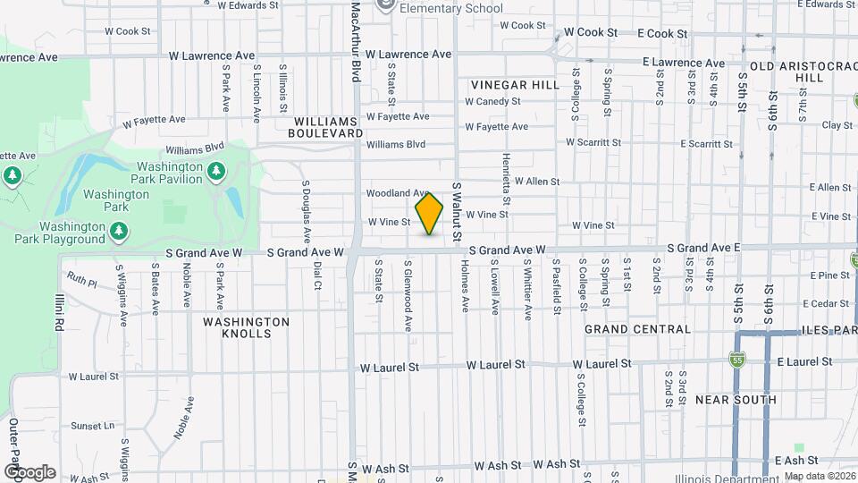 731 South Grand Ave W Mapa y Detalles de la Ubicación