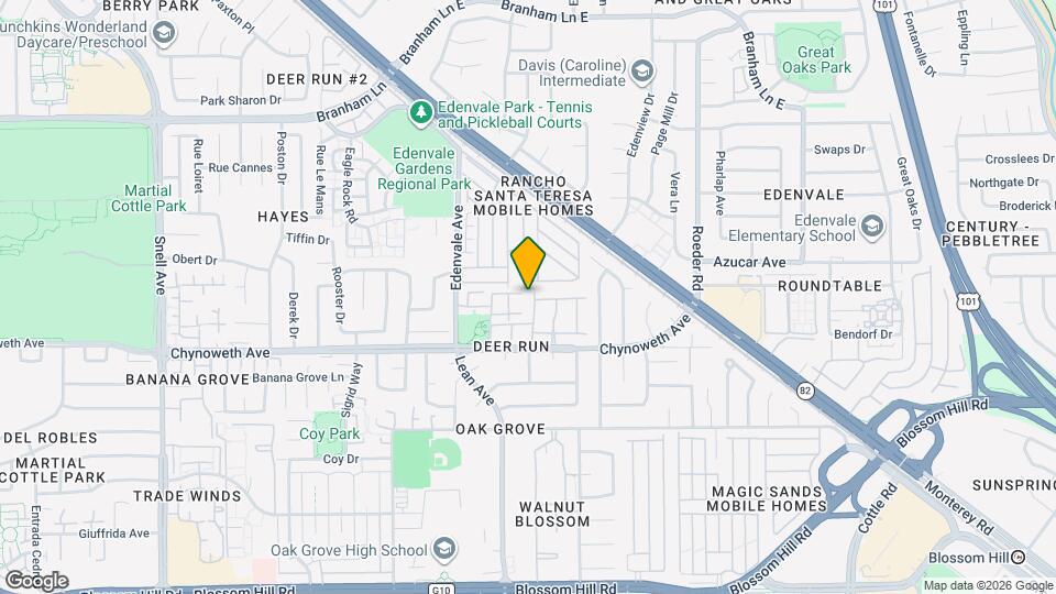 5225 Mill Creek Ln Map and Location Details