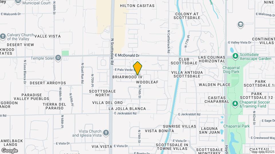 7339 E Solano Dr Map and Location Details