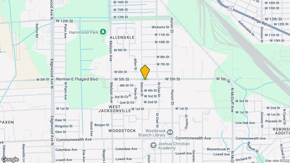 2966 W 5th St Map and Location Details