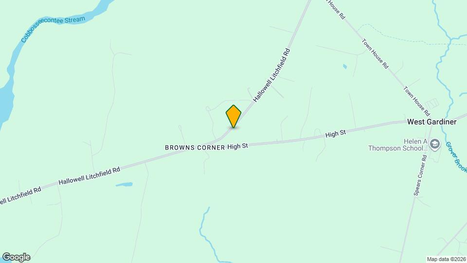 1074 Hallowell Litchfield Rd Map and Location Details
