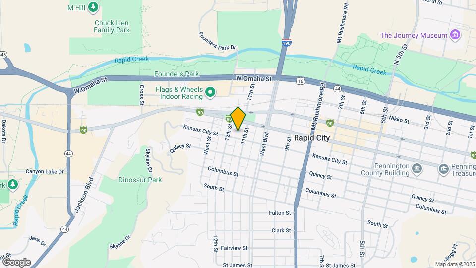 1110 Kansas City St Map and Location Details