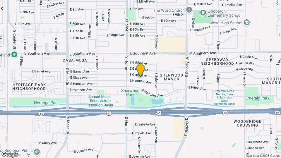 860 E Hampton Ave Map and Location Details
