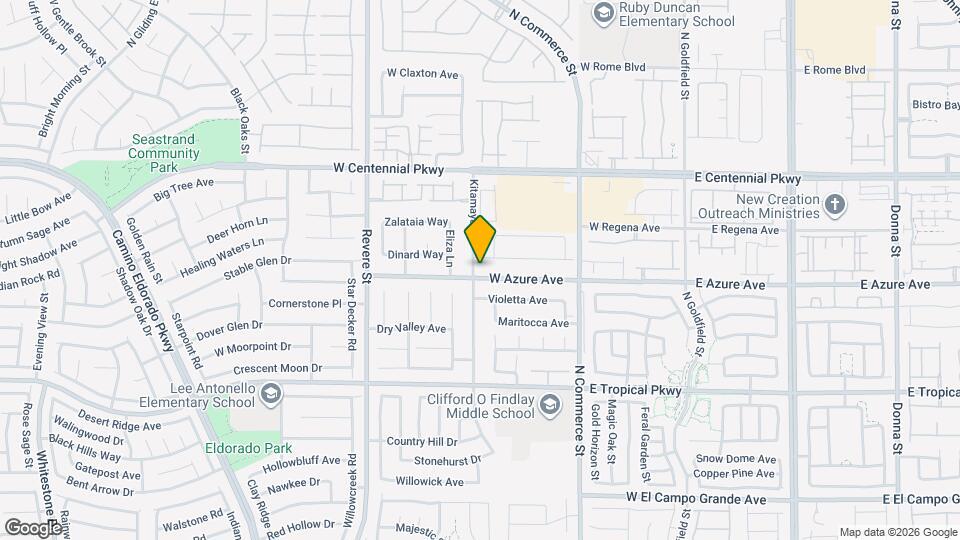 440 W Azure Ave Map and Location Details
