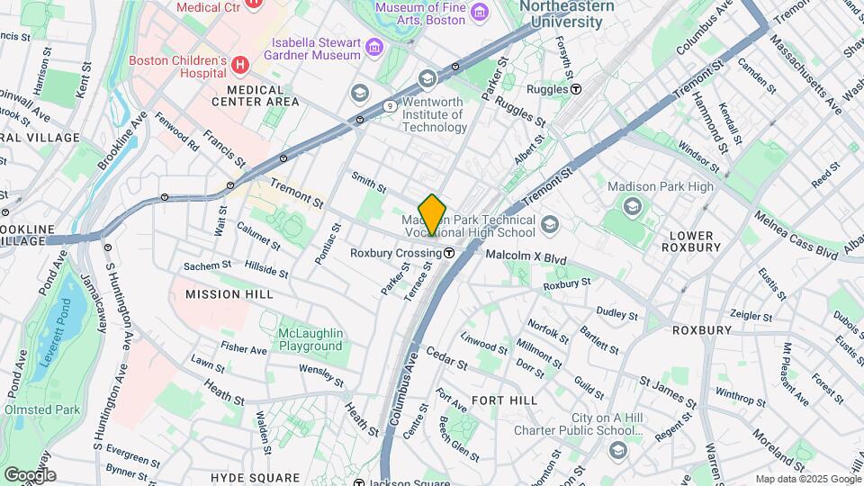 1429 Tremont St Map and Location Details