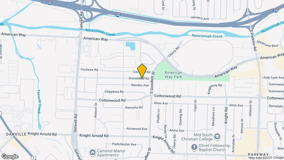 4225 Arrowhead Rd Map and Location Details