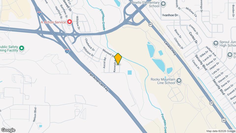 1708 Maxwell St Map and Location Details