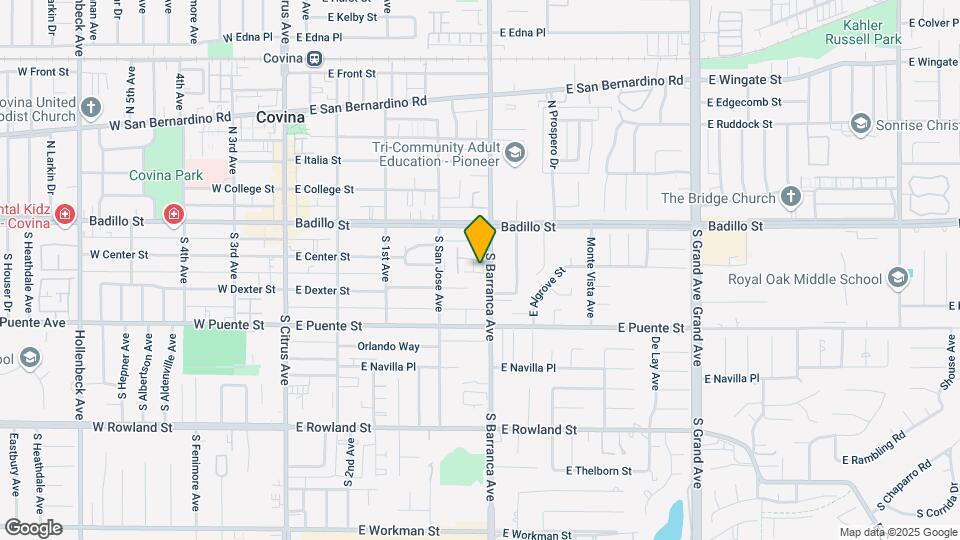 468 E Algrove St Mapa y Detalles de la Ubicación