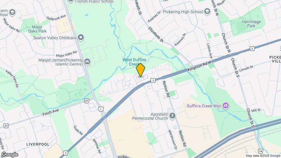 1850 Kingston Rd Map and Location Details