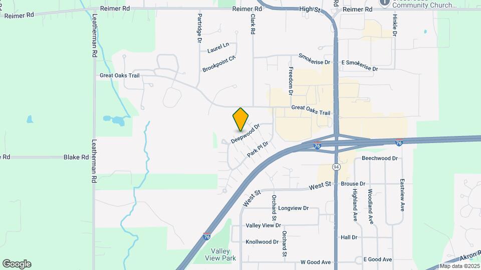 250 Deepwood Dr Map and Location Details