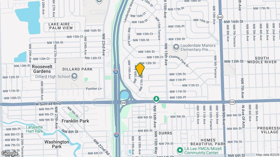 1139 NW 17th Ave Map and Location Details