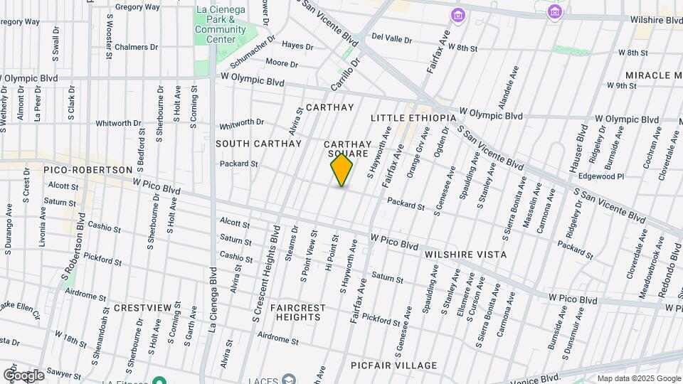 1203 Hi Point St Map and Location Details