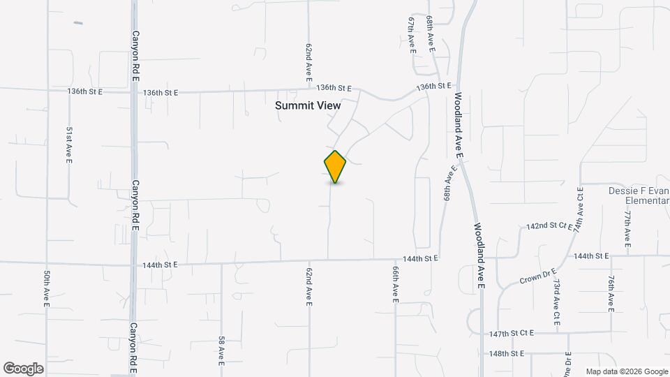 14011 63rd Ave E Map and Location Details