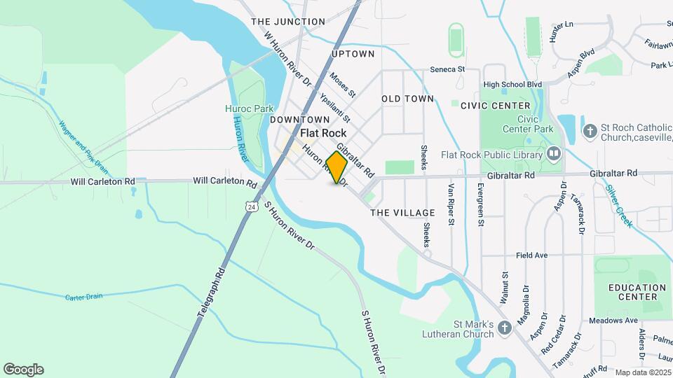 26095 E Huron River Dr Map and Location Details