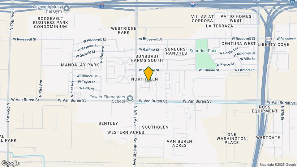 424 N 66th Ave Map and Location Details