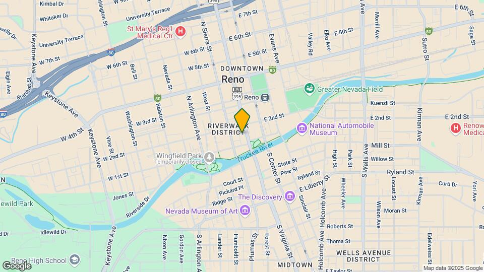 Siegel Suites Nevadan Mapa y Detalles de la Ubicación