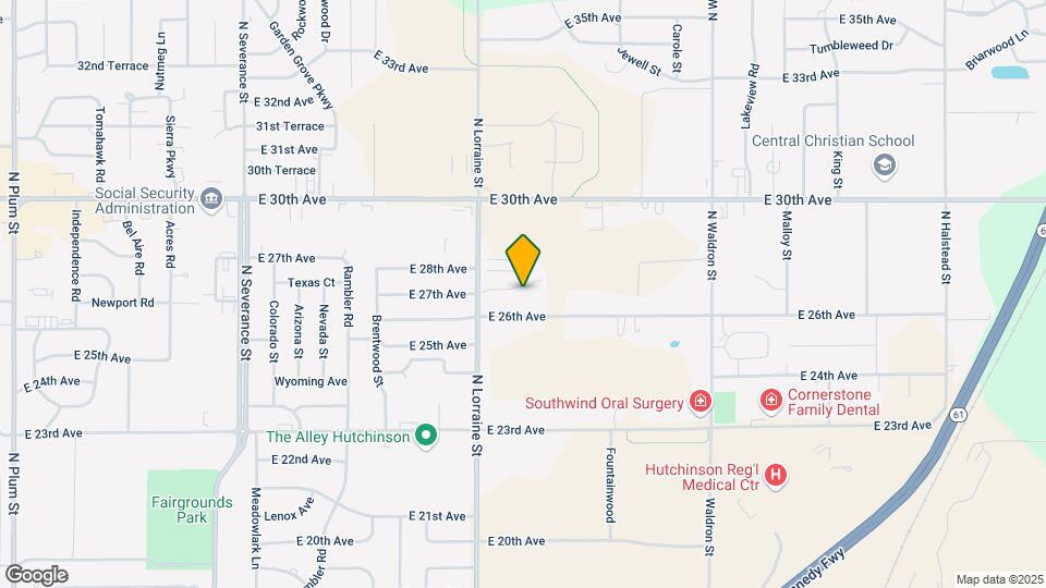 1407 E 27th Ave Map and Location Details
