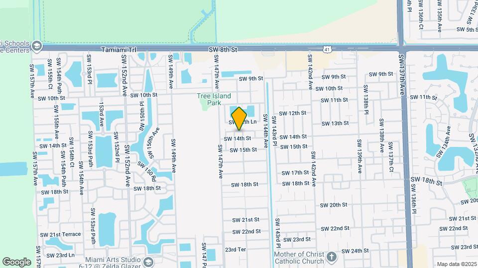 14532 SW 13th Terrace Map and Location Details