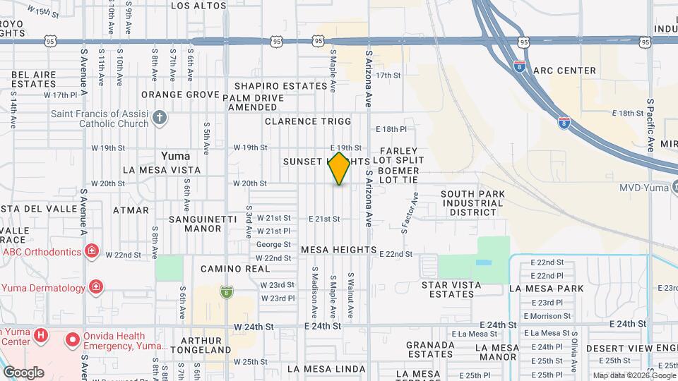 2007 S Maple Ave Map and Location Details