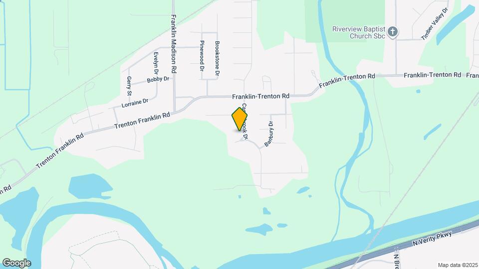 6841 Castlebrook Dr Map and Location Details