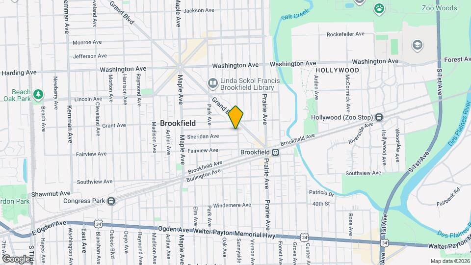 9002 Sheridan Ave Map and Location Details