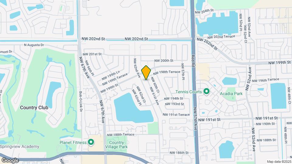 19754 NW 61st Ave Map and Location Details