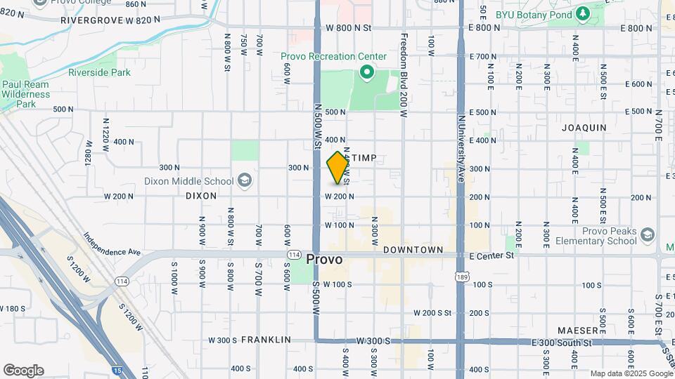 430 W 200 N Mapa y Detalles de la Ubicación
