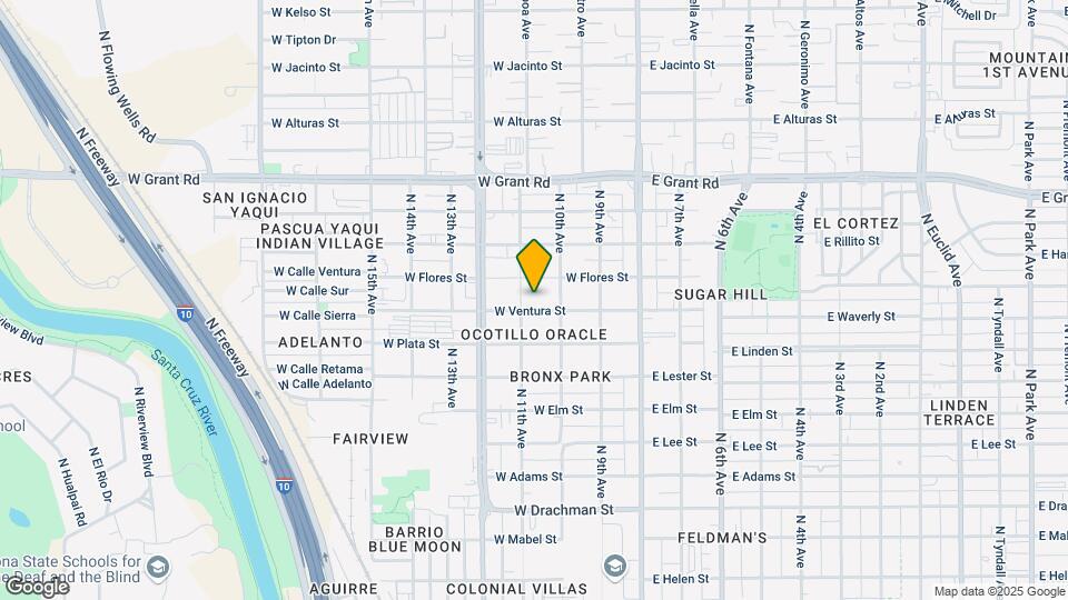 238 W Ventura St Mapa y Detalles de la Ubicación