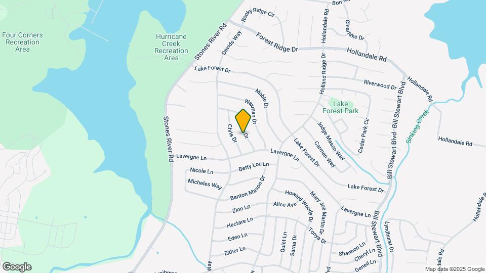 1622 Jo Ann Dr Map and Location Details