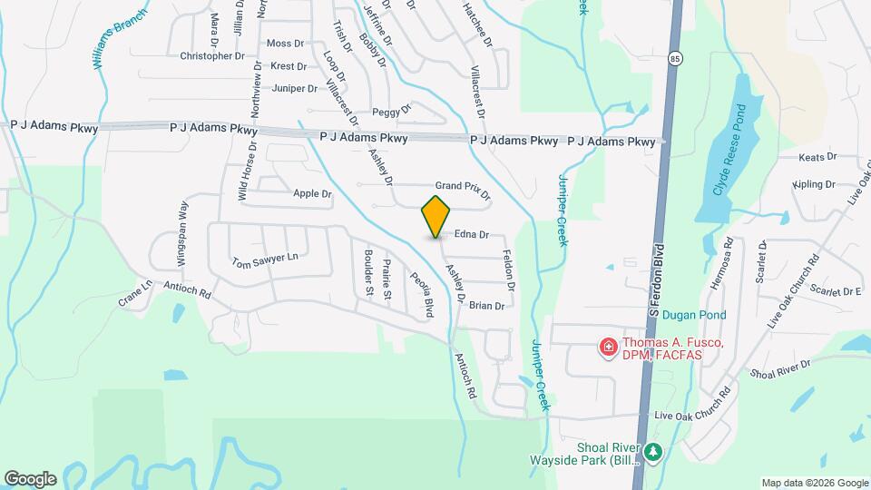 305 Ashley Dr Map and Location Details