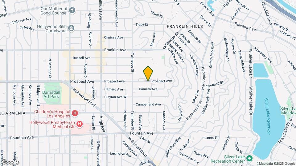 4112 Prospect Ave Mapa y Detalles de la Ubicación