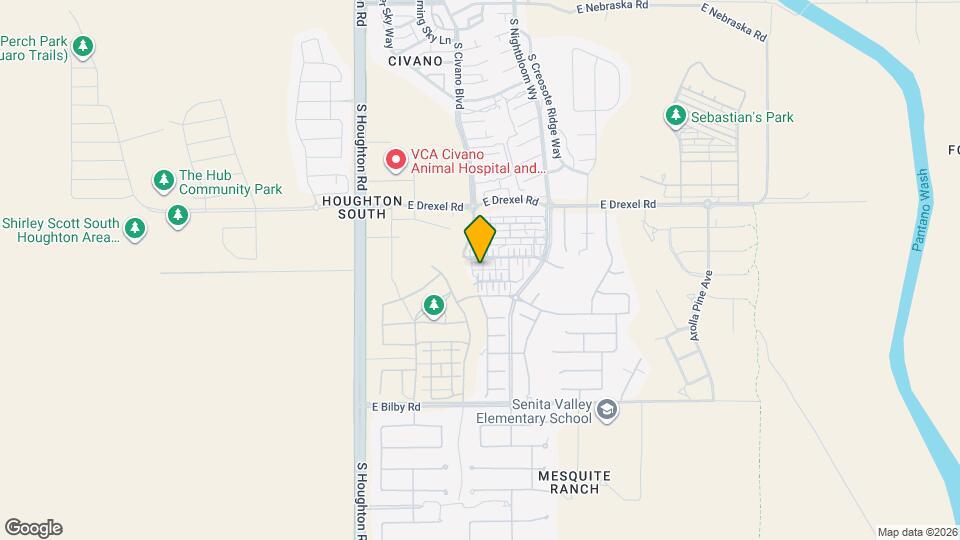 10539 E Forest Falls Ct Map and Location Details