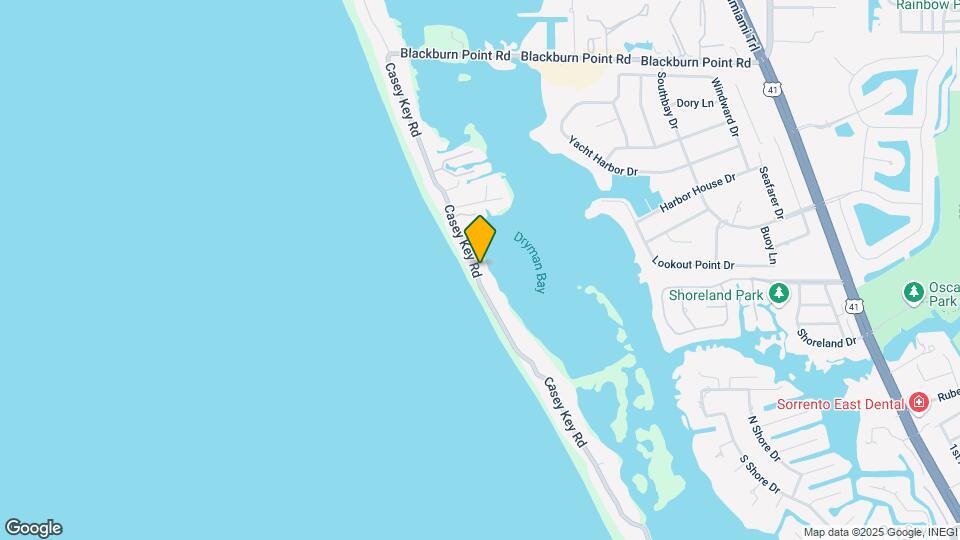 3434 Casey Key Rd Map and Location Details