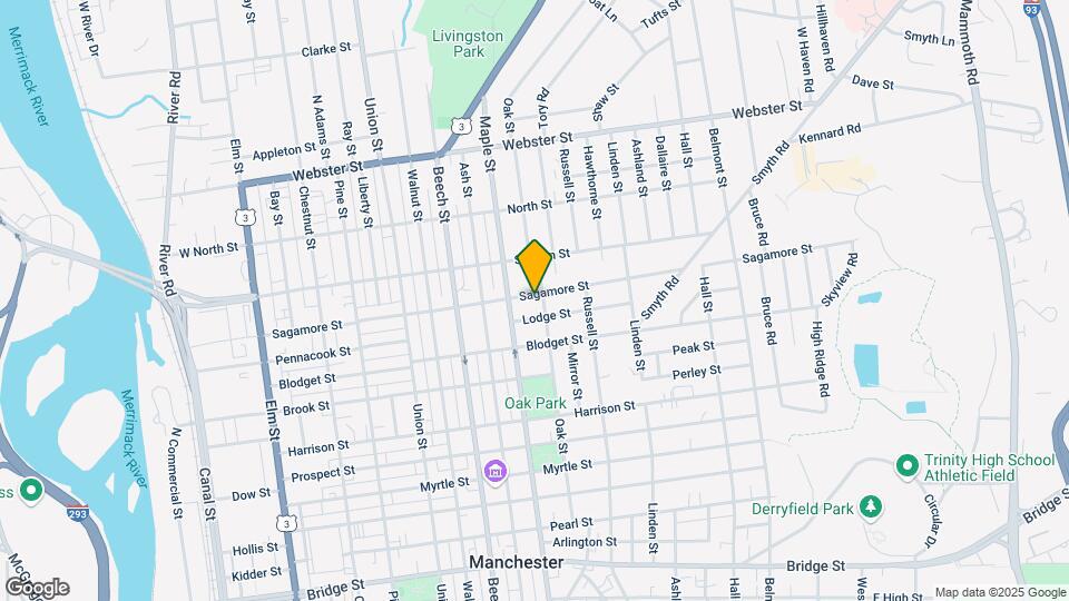 195 Sagamore St Map and Location Details