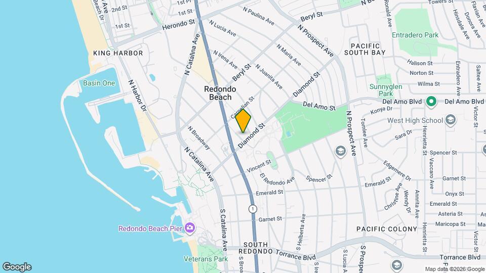 304 N Francisca Ave Map and Location Details