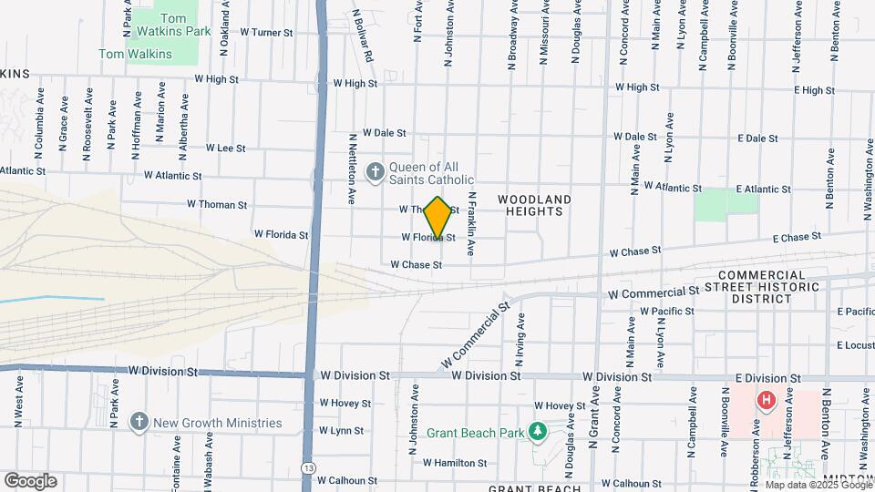 1851 N Johnston Ave Map and Location Details